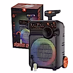 KBroad KTS-1590S Şarjlı hoparlör 8 inç Wireless mikrofonlu